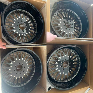 Personalización de llantas pintadas de diseño cóncavo forjado en aleación de aluminio de 26-30 pulgadas con una anchura de 14 pulgadas ET -76mm - Product Image 4