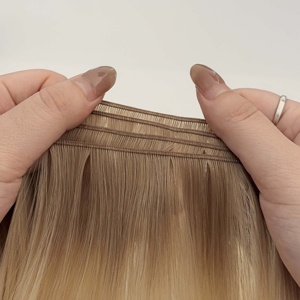 Extensiones de Cabello Genius Weft y Extensiones Genius Weft Lisas para Mujer, Productos de Cabello Ruso Fino e Invisible Genius Weft - Product Image 4