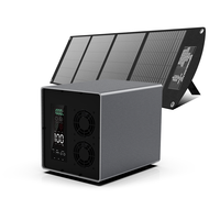 Centrale Électrique Portable Haute Capacité 1005Wh 2009Wh avec Batterie LiFePO4, Panneau Solaire, Générateur, Lampe Torche, MPPT, Onde Sinusoïdale Pure pour Extérieur