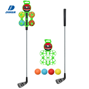 Ensemble de golf pour enfants 5 pièces avec poignée de balle, 4 balles et <span class=keywords><strong>club</strong></span> en acier inoxydable pour la pratique du putting en intérieur et en extérieur et l'entraînement sportif - Product Image 1