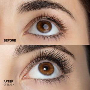 Mascara noir sans logo, marque privée, 3D 4D, crème, recourbant, fibres épaisses, volumisant, maquillage liquide naturel, waterproof, personnalisable - Product Image 2