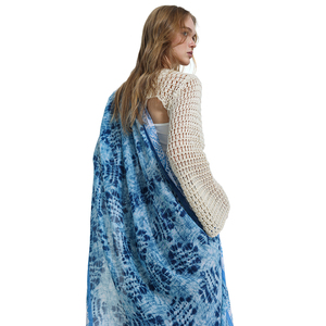 Lightweight Custom Design Digital Silky Printing Polyester Long <b>Shawl</b> Scarf for <b>Women</b> Ladies - Product Image 3