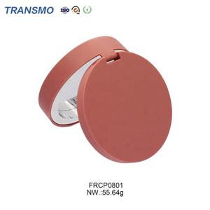 Boîtier de poudre pour le visage, aimant, vide, fond de teint pressé, OEM, boîtier compact rond magnétique avec miroir - Product Image 3