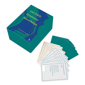 Tarjetas de visita de afirmación de salud mental de diseño personalizado, cartas de juego de autofrases positivas con caja de cartón, Material de tamaño personalizado - Product Image 5
