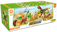 Caliente 8 en 1 dinosaurio metamorfosis guerra mecánica dragón construcción ladrillos bloque montaje juguete