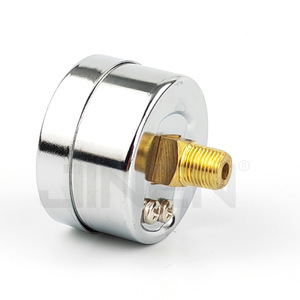 Y-40Z เกจวัดแรงดัน 1.6MPa 230psi ชนิดตัวชี้แบบแกน ตัวเรือนชุบนิกเกิล ขั้วต่อทองแดง - Product Image 2