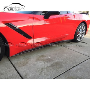 Kits de carrosserie en fibre de carbone, extensions de bas de caisse pour Chevrolet Corvette C7 2013+ - Product Image 2