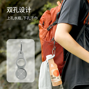 FaSoLa Outdoor Water Bottle Hook 5kg Lightweight Silicone Hiking Backpack Towel Holder - Product Image 2