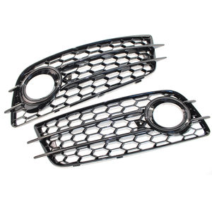 Paire de <span class=keywords><strong>calandre</strong></span> antibrouillard avant en nid d'abeille pour <span class=keywords><strong>Audi</strong></span> <span class=keywords><strong>A4</strong></span> <span class=keywords><strong>B8</strong></span> <span class=keywords><strong>S</strong></span>-<span class=keywords><strong>Line</strong></span> 2009-2013 8K0807682C 8K0807681C - Product Image 2