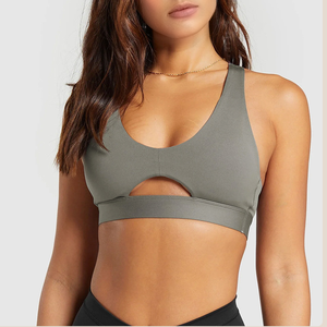 <span class=keywords><strong>2025</strong></span> Tùy Chỉnh Lớn Vú Chống Sốc Thời Trang Thể Thao Áo Ngực Của Phụ Nữ Thiết Kế Rỗng Đẹp Trở Lại Tập Thể Dục Vest Cao Sức Mạnh Yoga Áo Ngực - Product Image 2