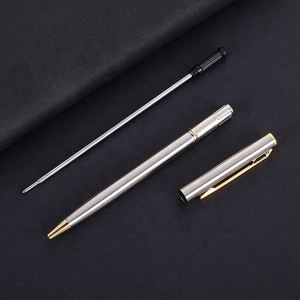 Custom Golden Touch <b>Pen</b> - Ballpoint in White, Black, Metallic, with Gold Accents, Ideal for Gifts & Office - Product Image 4