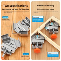 Pince d'angle à 90° pour menuiserie, outil de fixation en acier inoxydable, clip pour panneaux de bois, armoires, fixation rapide, montage de cadre