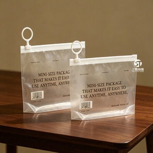 Bolsas con Cierre Deslizante de PE Reciclable Personalizadas |   Bolsa Transparente de PE para Ropa, Empaque Tipo Stand Up para Prendas de Vestir - Product Image 6