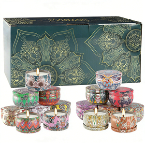 Velas Decorativas para el Hogar, Cera de Soja Aromática de Primera Calidad en Frascos, Estilo Boutique, Colección Variada - Product Image 1