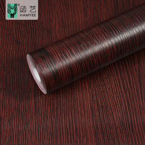 Papel tapiz de suelo de PVC de grano de madera autoadhesivo moderno impermeable para sala de estar, baño, cocina, decoración del hogar - Product Image 5