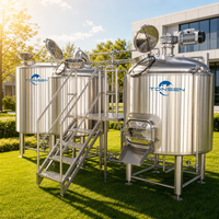 Équipement de brasserie artisanale Tonsen 2000L 3000L 5000L, système de brasserie complet, fermenteur conique pour brasserie à grande échelle