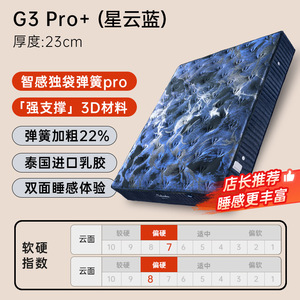 ที่นอนยางพาราธรรมชาติ G3 Pro+ หนา 23 ซม. รองรับแรงกระแทกด้วยสปริง สำหรับห้องนอนที่บ้าน - Product Image 1