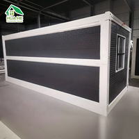 Chine Huahe 20FT Trailer House Bureau Maison de luxe Bâtiments de jardin Conteneur préfabriqué Maison de conteneur modulaire pliable