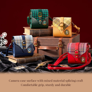 Étui pour appareil photo Instax <span class=keywords><strong>Harry</strong></span> <span class=keywords><strong>Potter</strong></span> X pour Fujifilm Instax Mini Series, motif écossais Ravenclaw, en similicuir, pochette de protection, objet de collection - Product Image 2