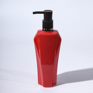 로고 맞춤형 샴푸 병 럭셔리 400ml 500ml 플라스틱 병 샴푸 샤워 젤 용 - Product Image 3