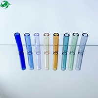 Embouts filtrants en verre transparent faits à la main avec du papier à rouler pour fumer