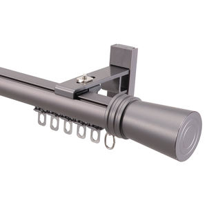 IKSUN Nouveaux rails de rideaux coulissants silencieux pour hôtel, maison, bureau, installation facile, rails de rideaux en aluminium à montage au plafond - Product Image 3