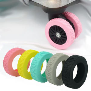 ชุดอัพเกรด 8 ชิ้น ฝาครอบป้องกันล้อกระเป๋าเดินทางซิลิโคนลดเสียงรบกวน ป้องกันฝุ่นและรอยขีดข่วน - Product Image 1