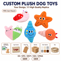Peluche mignonne en forme de cœur d'étoile de mer, jouet sonore anti-stress résistant aux déchirures pour chiot, idéal pour la dentition et les animaux de compagnie