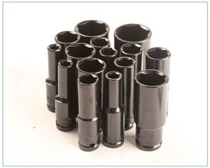 20pcs 8-32mm 1/2\" <b>Impact</b> <b>Socket</b> Kit Metric Imperial Drive Air Garage Deep Lengthen Electric Wrench Accessory Steel Sleeve Set - Product Image 3