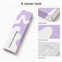 Boîte d'emballage personnalisée pour kit de stylo injecteur avec insert moulé transparent, carton imprimé, emballage de dispositif médical à marque privée