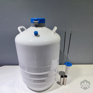 Yds ถังเก็บอลูมิเนียมอัลลอยด์สีขาว20ลิตรขนาดลำกล้อง125มม. ภาชนะบรรจุไนโตรเจนเหลว6ถังความดันสุญญากาศ - Product Image 2