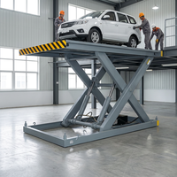 Lève-voiture à ciseaux hydraulique 3,5-8 tonnes, certification CE, lève-voiture à ciseaux à levée complète pour garage privé