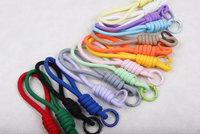 Shuomi Meilleure Vente Lanière en Maille de Nylon Corde Tressée Souple Fluorescente pour Étui de Téléphone, Cordon de Suspension, Porte-clés, Pendentif de Sac