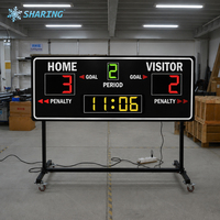 Tableau de score LED pour baseball et softball, affichage numérique LED extérieur pour les points Strike, Ball et Out