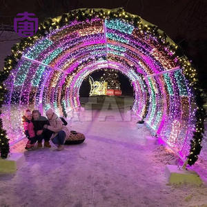 Grandes arches lumineuses décoratives à LED pour les rues commerciales, les festivals, les défilés et les décorations de Noël nocturnes - Product Image 2