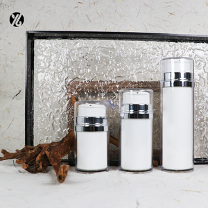 Bouteille en plastique vide sans air AS capacité de 30ml 50ml 100ml sérum de soin de la peau crème cosmétique différente impression personnalisée - Product Image 2