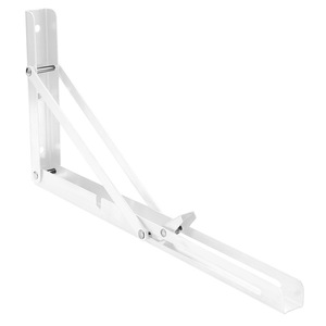Support mural triangulaire pliable en acier inoxydable de qualité supérieure pour étagère de rangement et accessoires de quincaillerie - Product Image 4