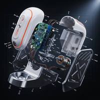 Comedero Automático Inteligente para Mascotas con Diseño de Estructura Electrónica Mecánica Completa, Motor sin Escobillas, Ensamblaje de Contenedor de Alimentos PCB, OEM ODM