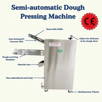 Presse à pâte électrique semi-automatique avec moteur, acier inoxydable 304, haute efficacité, machine à presser les pizzas et les pâtes