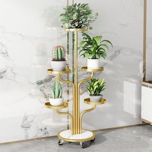 Supporto per fiori <span class=keywords><strong>in</strong></span> metallo <span class=keywords><strong>in</strong></span> <span class=keywords><strong>ferro</strong></span> <span class=keywords><strong>battuto</strong></span> a 5 livelli per piante da interno/esterno e supporto per vaso multiplo per uso quotidiano <span class=keywords><strong>in</strong></span> giardino - Product Image 3