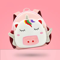 Sac à dos personnalisé en peluche pour enfants, en polyester, motif singe de zoo mignon, en matériau de plongée, avec fermeture éclair, pour l'école