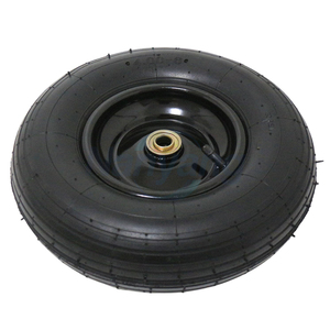 Neumático y Rueda 4.00-6, Neumático de Goma Neumático para Carretilla de 13 Pulgadas con Rodamientos de 5/8" y 3/4" - Product Image 2