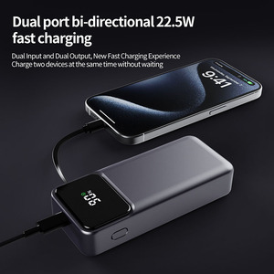 Sạc dự phòng di động 10000mAh, sẵn sàng cho chuyến đi, kèm cáp mở rộng và màn hình kỹ thuật số, sạc nhanh 22.5W OJD-C03 - Product Image 4