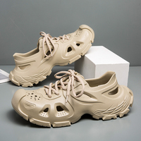 Chaussures de marche d'extérieur légères et respirantes pour hommes, modèle 2025 Paris, en EVA, à semelle épaisse, amorties, antidérapantes, style mocassins, pour le printemps et l'été