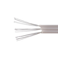 Cable Plano de Cobre Belden AWM 2651 28AWG 1.27mm Gris con Borde Rojo, Longitud y Cantidad de Pines Personalizables, Precio de Fábrica de Fabricante OEM