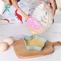 Offre Spéciale rose Silicone spatule antiadhésive cuisson beurre crème spatule pâtisserie outils de cuisson pour cuisine Silicone grattoir