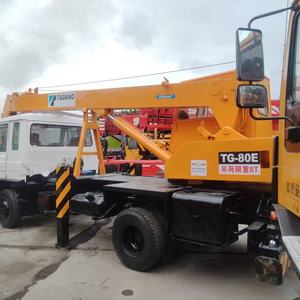 <span class=keywords><strong>Tadano</strong></span> 8ton בשימוש משאית מנוף בנייה מכונות, מקורי יפן <span class=keywords><strong>tadano</strong></span> tg80e יד שנייה הידראולי מנוף נייד - Product Image 4
