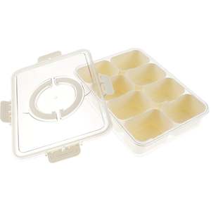 Portable Snackle Box Charcuterie Food <b>Container</b> Divided Serving Tray with Lid and Handle - Product Image 2