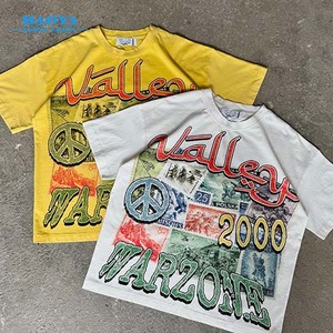Tùy Chỉnh Heavyweight Bông Người Đàn Ông Của T-Shirt Chất Lượng Cao Thời Trang Đường Phố Với Dày Cổ Áo Quá Khỗi Cắt Boxy Đồ Họa Thiết Kế Độc Đáo - Product Image 3