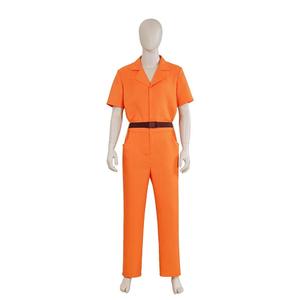 Costume da Prigioniero <span class=keywords><strong>Robin</strong></span> Hood per Adulti, Arancione, per Halloween e Pasqua, in Poliestere Ecologico, per Spettacoli e Feste - Product Image 4
